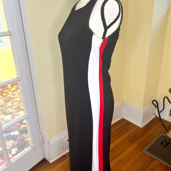 Joseph Ribkoff Dresses & Skirts - SALE 🛍️ Joseph Ribkoff black midi dress. Racer stripes down each side. Size 6